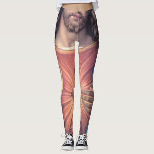Sacred Heart Of Jesus Leggings