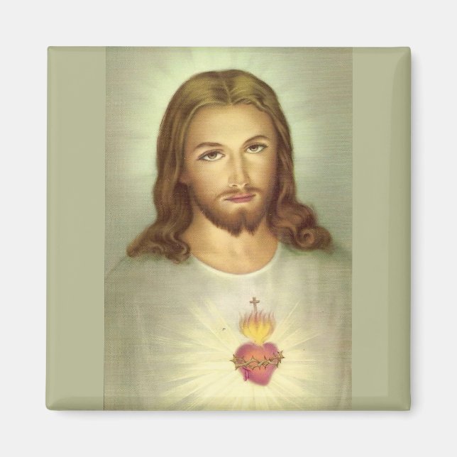 Sacred Heart of Jesus Magnet (Front)