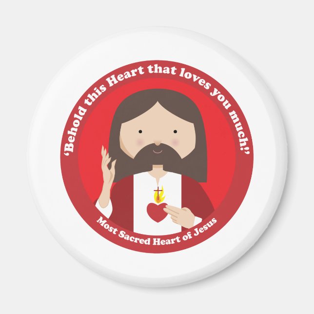 Sacred Heart of Jesus Magnet (Front)