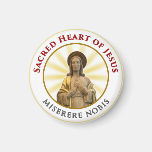 Sacred Heart of Jesus Miserere Nobis Magnet