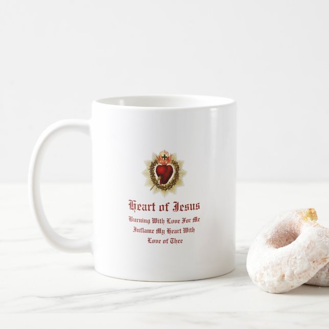 Sacred Heart of Jesus Mug (With Donut)