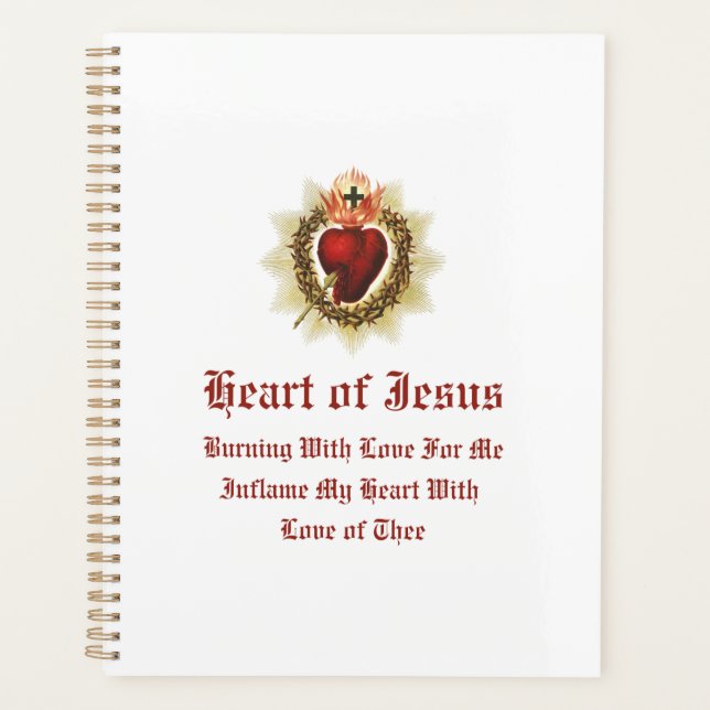 Sacred Heart of Jesus Planner (Front)