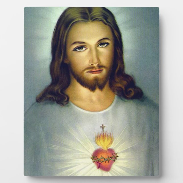 Sacred Heart Of Jesus Plaque (Front)