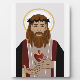 Sacred Heart of Jesus Plaque