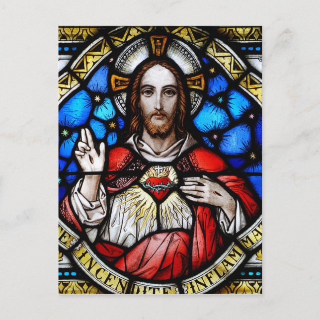 SACRED HEART OF JESUS POSTCARD (Front)