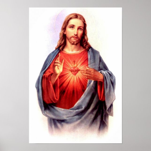 Sacred Heart of Jesus Poster (Front)