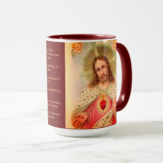 Sacred Heart of Jesus Prayer Mug