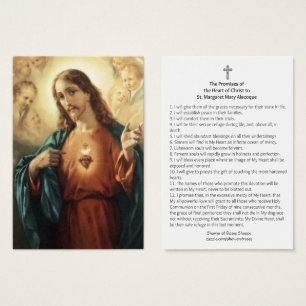 Sacred Heart of Jesus Promises St. Margaret Mary