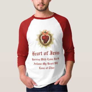 Sacred Heart of Jesus Raglan T-Shirt