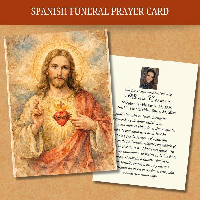 Sacred Heart of Jesus  Spanish Funeral Prayer (Creator Uploaded)