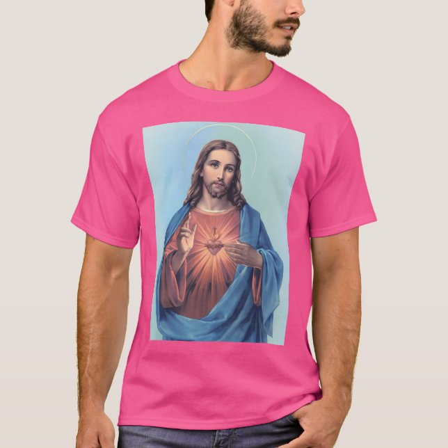 Sacred Heart Of Jesus T-Shirt (Front)