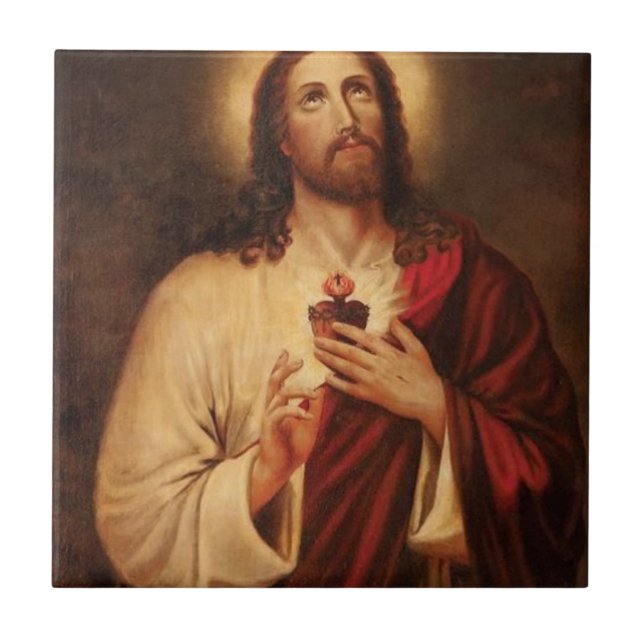 Sacred Heart Of Jesus Tile (Front)