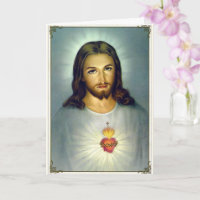 Sacred Heart of Jesus Traditional Catholic Pose