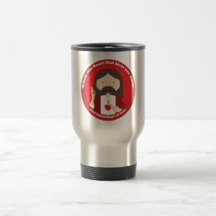Sacred Heart of Jesus Travel Mug