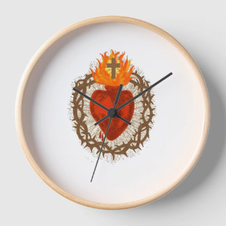 Sacred Heart of Jesus Wall Clock