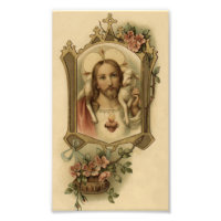 Sacred Heart of Jesus with lamb