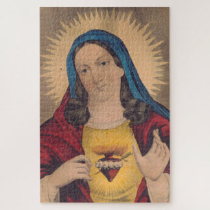 Sacred Heart of Mary Jigsaw Puzzle