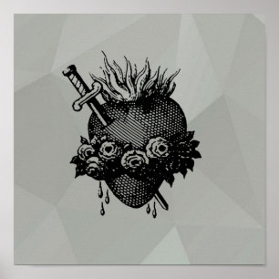 Sacred Heart Of Mary Poster