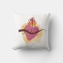 Sacred Heart Pillow by Catholic Everyday