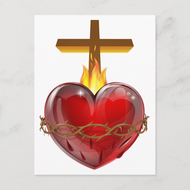 Sacred Heart Postcard (Front)