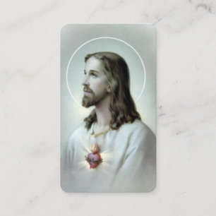 Sacred Heart Prayer for the Sick Business Card
