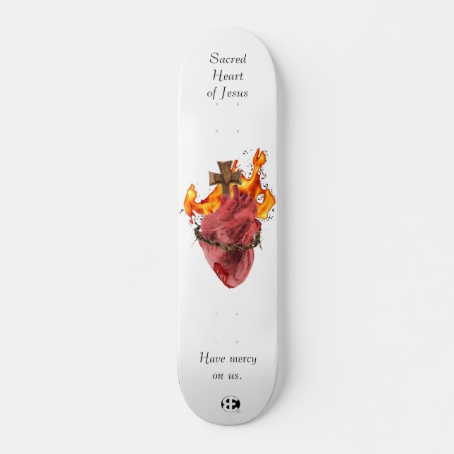 Sacred Heart Skateboard (Front)