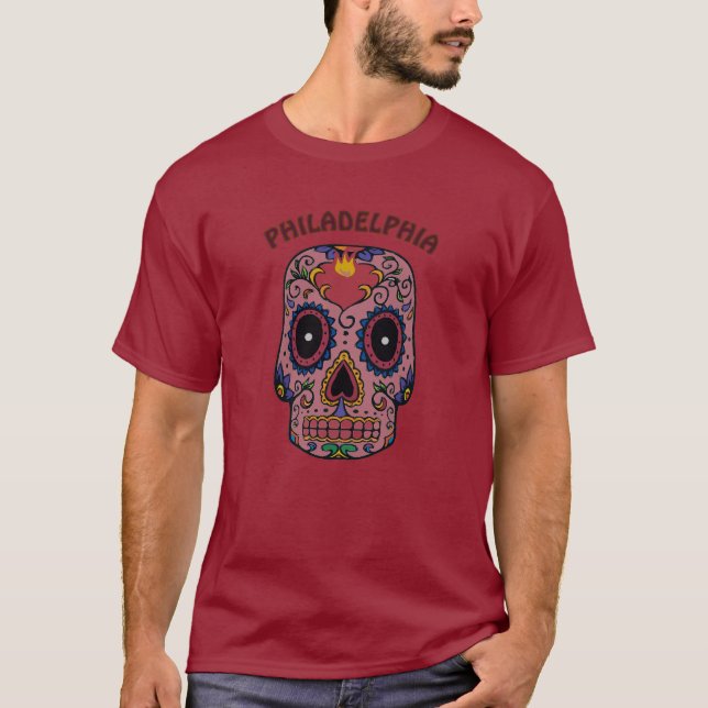 Sacred Heart Skull T-Shirt (Front)