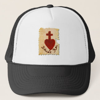 Sacred Heart Vendée Dieu, le Roi Catholic Trucker Hat