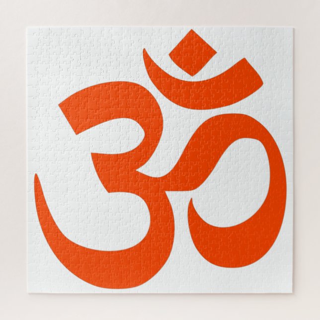 Sacred Hindu Om Symbol Jigsaw Puzzle (Vertical)