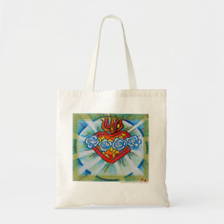 Sacred Immaculate Heart of Mary Tote Bag