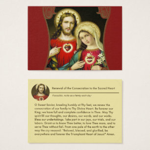 Sacred Immaculate Hearts Jesus Mary Prayer