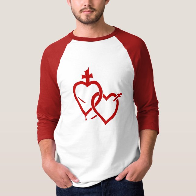 Sacred & Immaculate Hearts Shirt (Front)