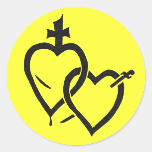 Sacred & Immaculate Hearts Stickers