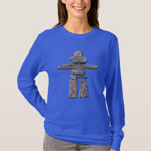 Sacred Inukshuk Wilderness Symbol for Guidance Tee