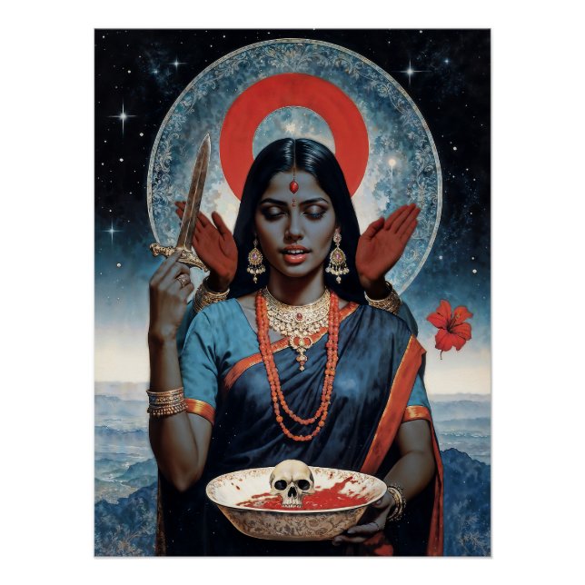 Sacred Kali Poster (Front)