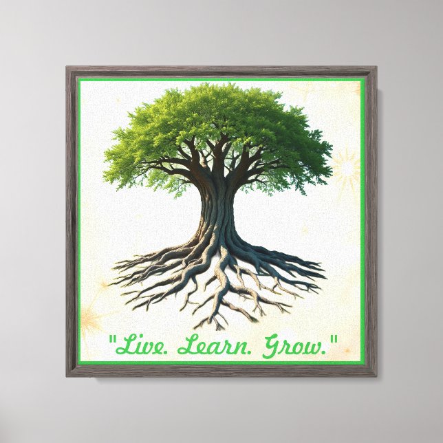 "Sacred Life Tree" Canvas Print (Front)