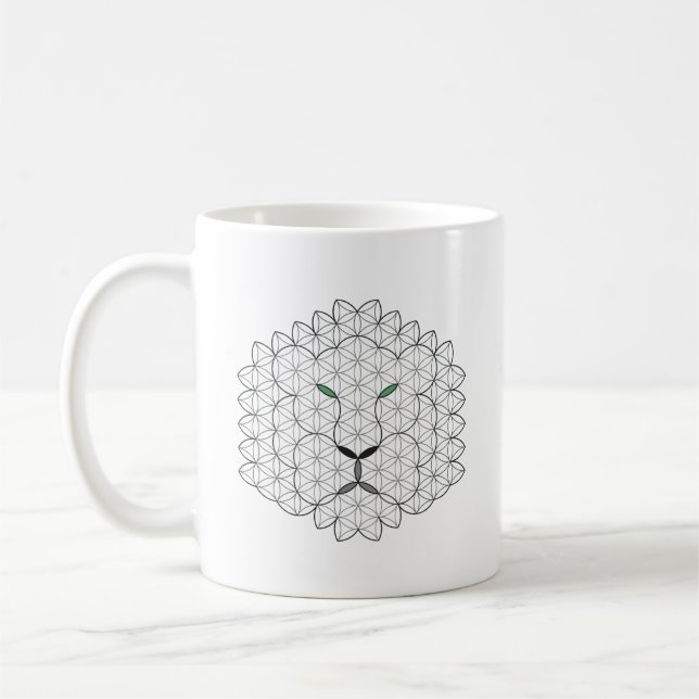 Sacred Lion, B06BW. Coffee Mug (Left)