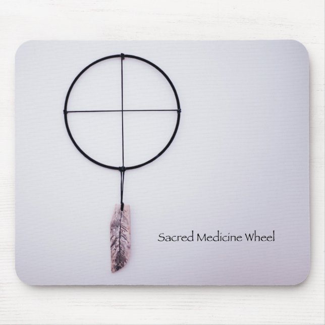 Sacred Medicine Wheel Mouse Pad (Front)