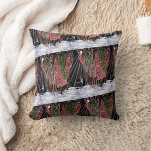 Sacred Messenger of Nara Painting by Alfred Fox Cushion