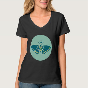 Sacred Moth Vintage Goth Horror Antisocial Butterf T-Shirt