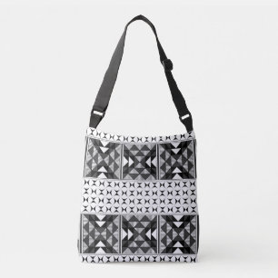 Sacred Mountains in Charcoal Crossbody Bag