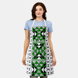 Sacred Mountains in Green Apron