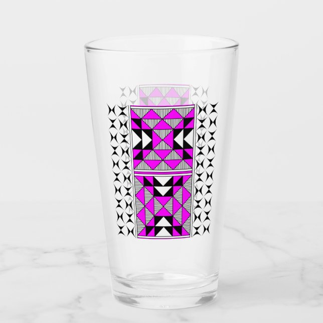 Sacred Mountains in Pink Glass (Front)