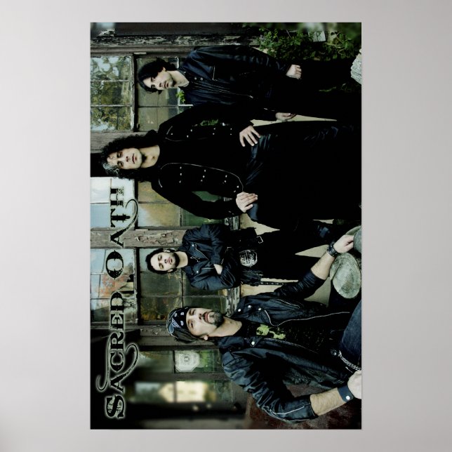 SACRED OATH BAND POSTER SMALL (Front)