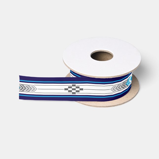 Sacred Places (Blue) Satin Ribbon (Spool)
