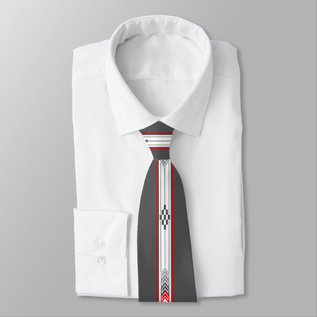 Sacred Places Red Tie (Tied)