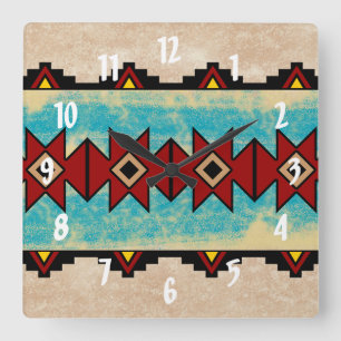 Sacred River Square Wall Clock
