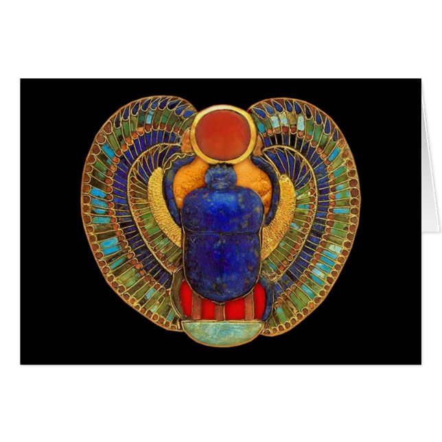 Sacred Scarab of Ancient Egypt (Front Horizontal)