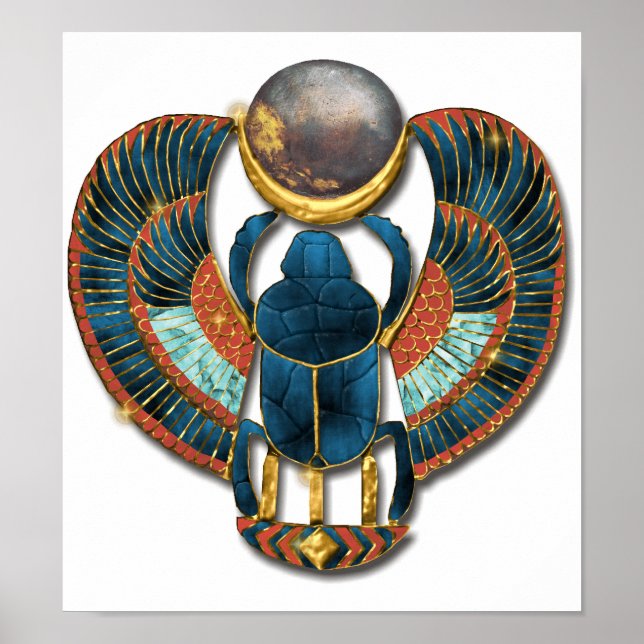 Sacred Scarab of King Tut Poster (Front)