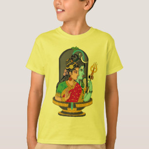 Sacred Shiva Parvati T-Shirt – Divine Love & Cosmi